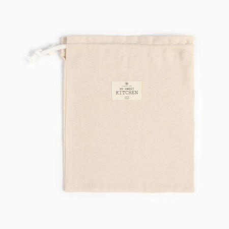 Bag Textile Ethel ECO, col. Milk, 27x34 cm, 70% HL, 30% linen, 190 g/m2-1