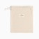 Bag Textile Ethel ECO, col. Milk, 27x34 cm, 70% HL, 30% linen, 190 g/m2