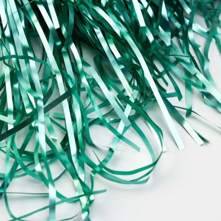 Filler for balls and gifts, packaging, “turquoise”, 15 x 26 cm-1