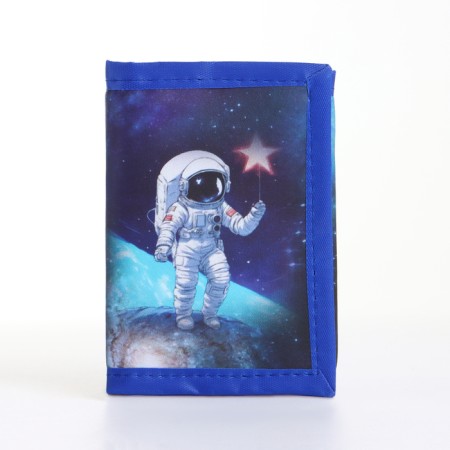 Children's wallet on Velcro "chosen", the color is blue