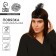 New Year's casting on the head with a pen, black color, for the new year