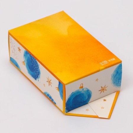 New Year. Gift box - New Year's Folding Candy "New Year", 9.3x14.6x 5.3 cm.-1