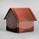 House "Tenderness", 34 x 32 x 37 cm, brown