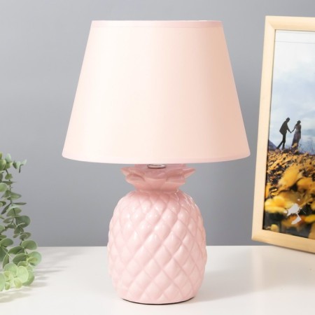 Board lamp "Pineapple" E14 40W pink 22x22x33 cm Risalux
