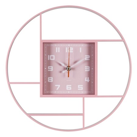 Watch Wall Interior "Classics", silent, d-35 cm, pink, aa-3