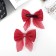 Hair clip "Marta" (set 2 pcs) shine, 7.5 cm, red