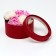 Box - tube 2 in 1, with a transparent cover "wine", 21 x 11 - 18 x 10 cm