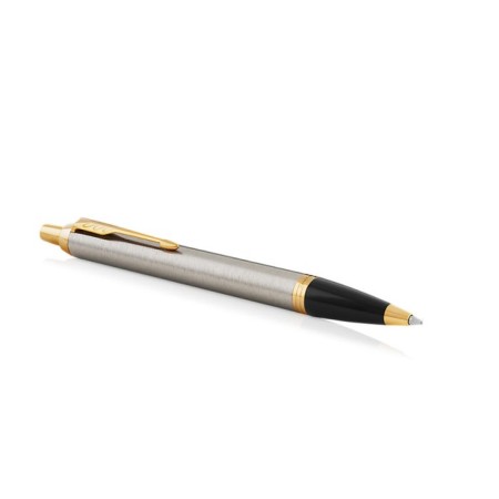 Ballpoint Parker Im Core K321 Brushed Metal GT M, Brass Boil, Blue Ink-3