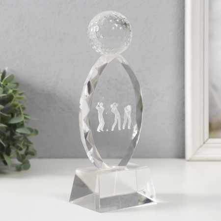 Souvenir Glass "Steel award. Golf" 8x6x20.5 cm-1