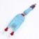 The squeak of "thoughtful chicken" for dogs, 28 cm, blue