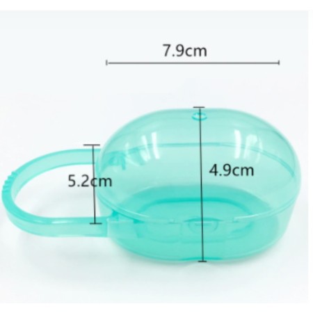 A container for storing and sterilizing children's nipples and dummy, blue color-1