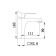 Sink mixer "RMS" SL137-001F, single-leaf, cartridge 35 mm, zinc, chrome