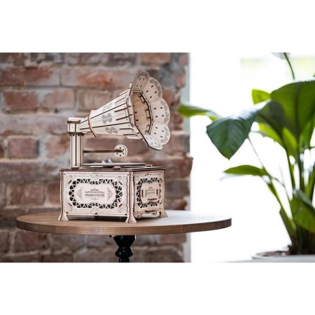 Wooden designer 3D "Gramophone"-24