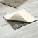 Furniture tundra, 85 x 85 mm, square, gray, 2 pcs.