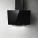 Exto Elica Shire BK/A/60 No Plug, fireplace, 1200 m3/h, 2 speeds, 59.8 cm, black