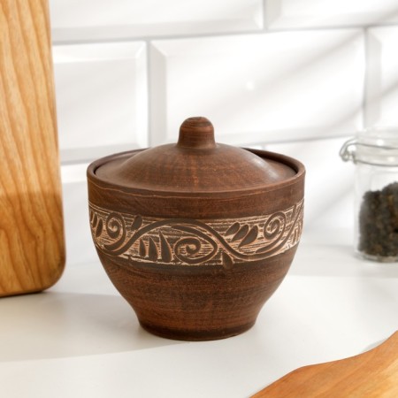 Angob baking pot, 0.6 l, 13 x 12 x 12cm