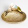 Souvenir Polystone stand "A bird with a chick on a basket" 20.5x20x16 cm