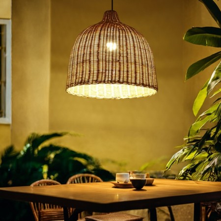 Ceiling Lamp from the rattan "Sandy", 1 × 120 W, E27, 40 × 40 × 50 cm