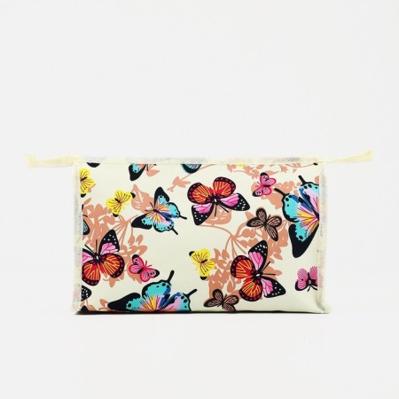 Lightning cosmetic bag, beige color-1