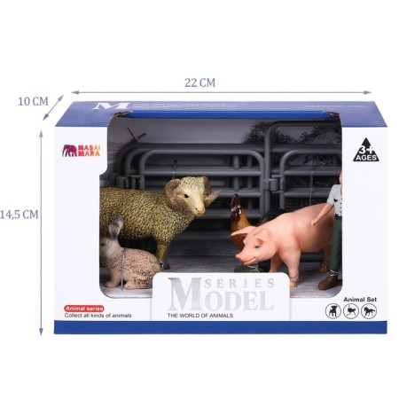 Set of figures "on the farm", 6 items-7