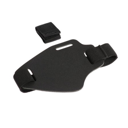Protective lining for the gear lever, leather, black