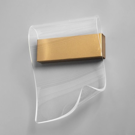 Bra "Papyrus" Led 3000k gold 27x19x19cm-1