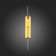 Wall lamp ST LUCE. SL1145.191.01. Callana. 1x60 W, E27, 10x78 cm, color chromium