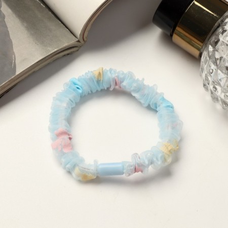 Hair gum "Anet" spots, 5 cm, mix
