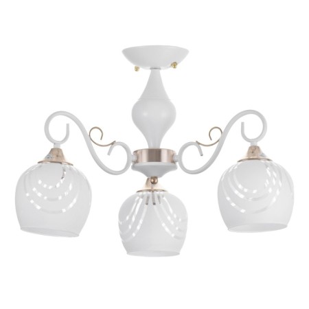 Lucy chandelier 3x60W E27 Antique bronze 60x60x29cm-3
