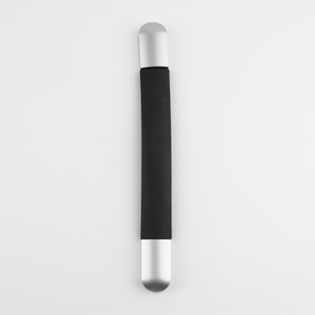Handle for a suitcase, plastic, 20 × 2.2 cm, black/silver color-1