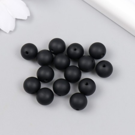 Busina silicone "round" black d = 0.9 cm-1