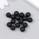 Busina silicone "round" black d = 0.9 cm