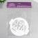Plastic stencil "HB" D-14