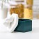 Ceramic bank for bulk products "White Wing", green color