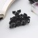 Hair crab "Chloe" butterflies, 6 cm, black