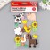 Stickers from EVA "Farm" (set 12 pcs) Assorted