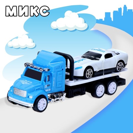 Inertial “tow truck” with a machine, mix-9