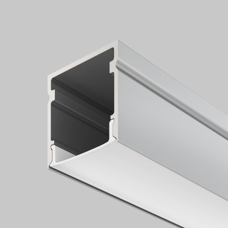 Aluminum profile of the Led Strip Alm-2020-S-2M, 200x2x2 cm, silver color-6
