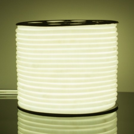 Flexible Neon Elektrostandard, IP67, 2835, 144 LED/m, 220V, round, glow cold white-2