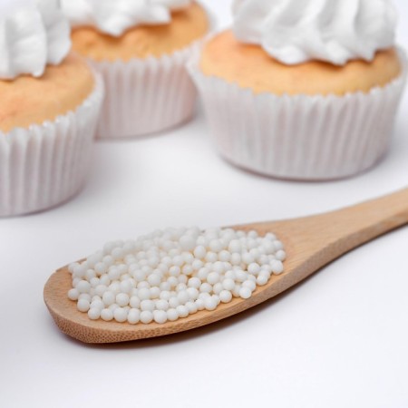Confectionery sprinkling rice "dragee", white, 50 g-1