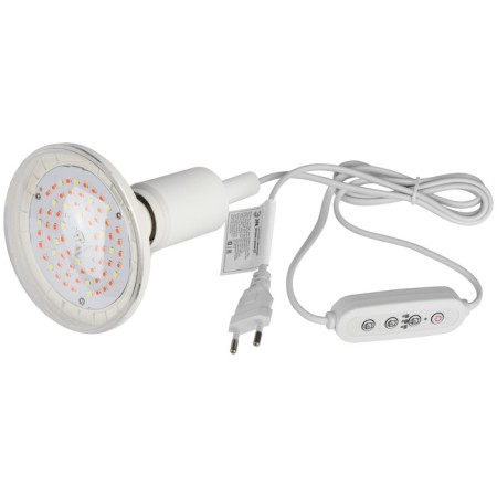 Fito-Time Holder E27 era lamp for plants with a wire and a phytolamp timer with a basement E27-5