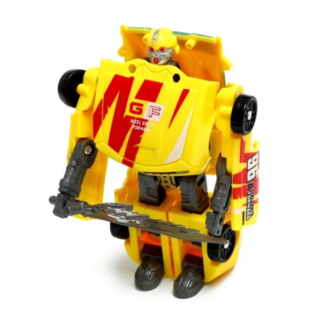 Robot "Mechanical Warrior", transforms, color mix-16