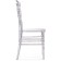Plastic stool Chiavari 1 plastic, transparent 40x45x90 cm