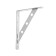 Bracket reinforced 200x150 Chrome