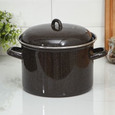 Pan 4.5 l, without decolleys, induction, brown color