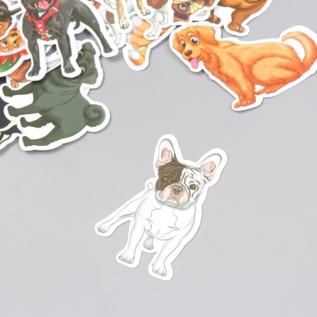 Stickers for "Dog" Creativity Set 50 pcs 4x8 cm-1