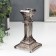 Glass of Glass for 1 candle "Rectangular column" Reflair purple 16x8.6x8.6 cm