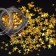 Sequins for the decor "Golden stars", gold color