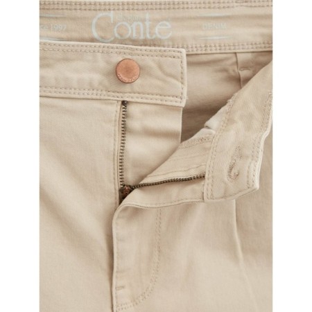 Jeans of trouser cut female Conte Elegant, Size S, Beige Color-7