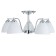 Mirnah chandelier 5he27 40t chrome 55x55x36 cm Bayerlux